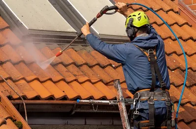 Démoussage et hydrofuge de toiture à Gourin